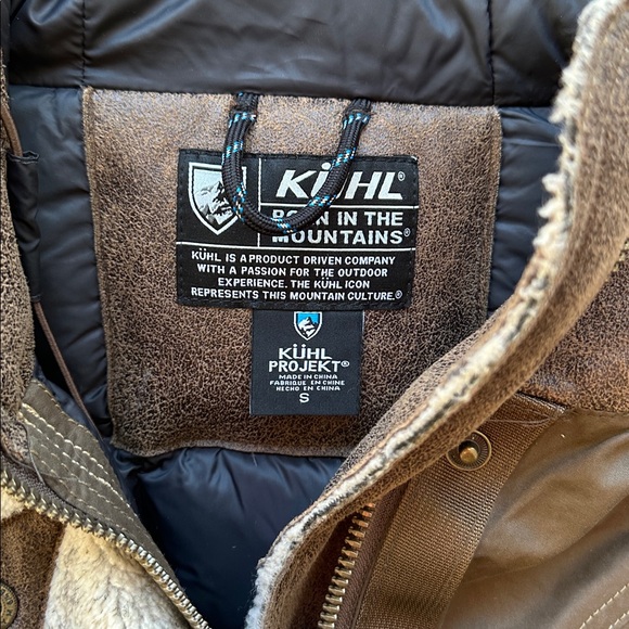 EUC KUHL ARKTIK Projekt GOOSE DOWN PARKA Women Jacket Sherpa Heavy Winter Size S - Picture 11 of 16